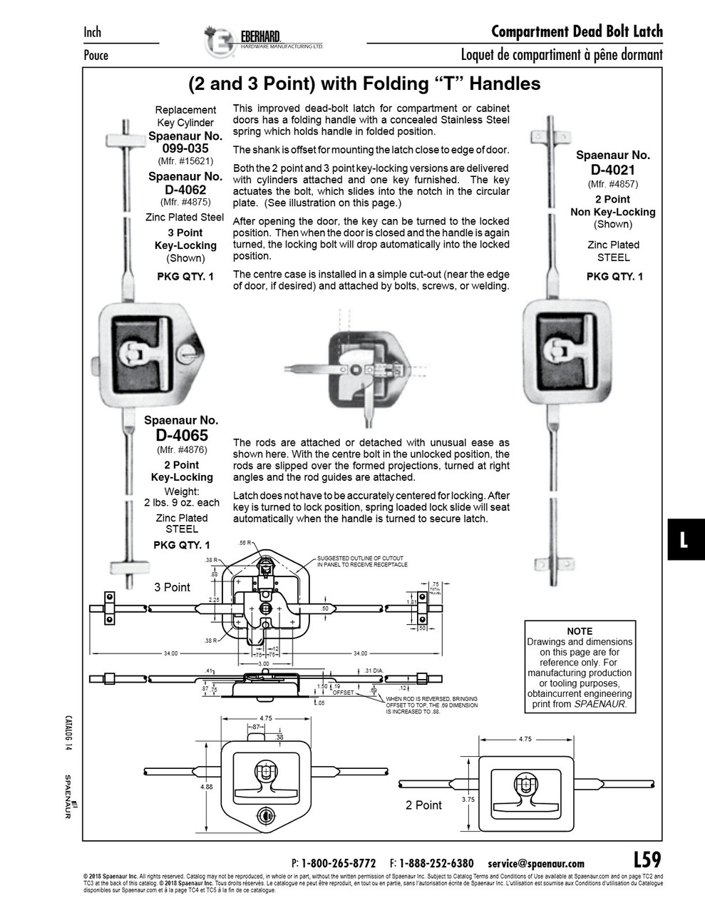Replacement Key Cylinder W/ 2 Keys And Nut Steel Zinc Plated Key# Ch501   099-035