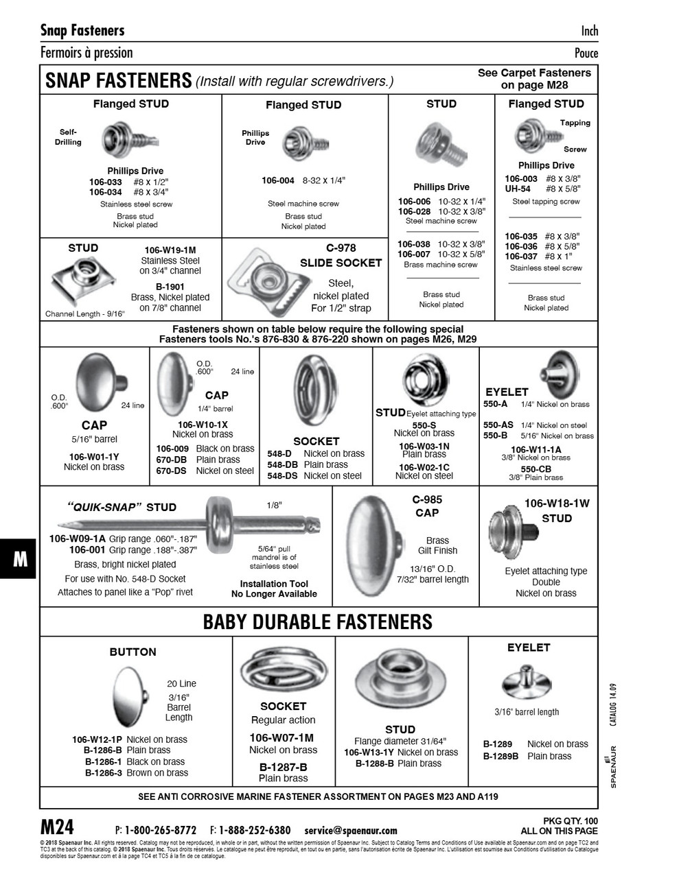 Durable Stud Phillips Drive #10-32 Unf X 3/8" Brass Stud Nickel Plated Steel Machine Screw   106-028