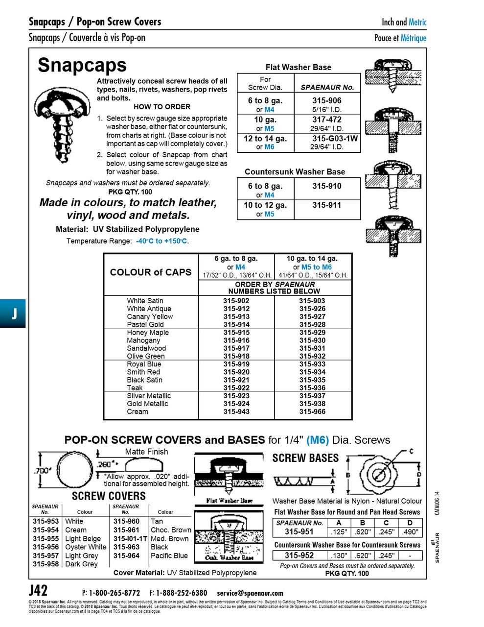 Snap Cap #10 & 12 Ga (M5) Scr Size 16.1Mm Od Uv Stab Polypropylene #130 Mahogany   315-930