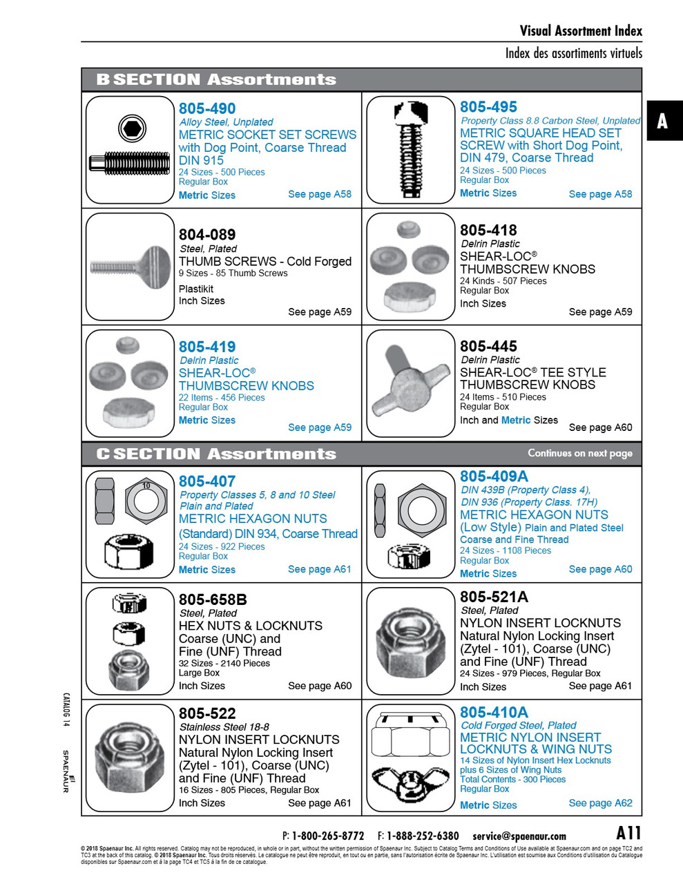 Metric Hex Socket Set Screw Full Dog Point Assortment   805-490