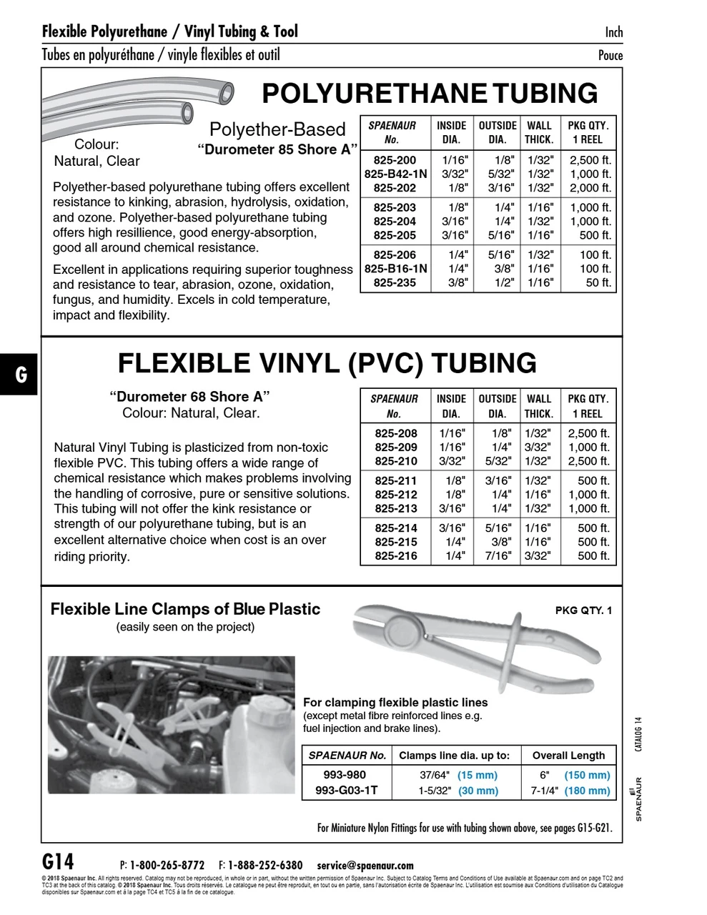 Flexible Vinyl Tubing 1/16" Id X 1/8" Od X 1/32" Thk Pvc Natural Clear 68 Duro   825-208