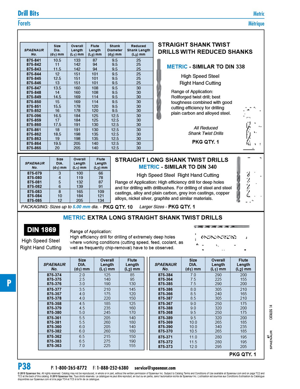 Extra Long Twist Drill 6Mm X 205Mm Hss Din 1869Rn R1   875-360