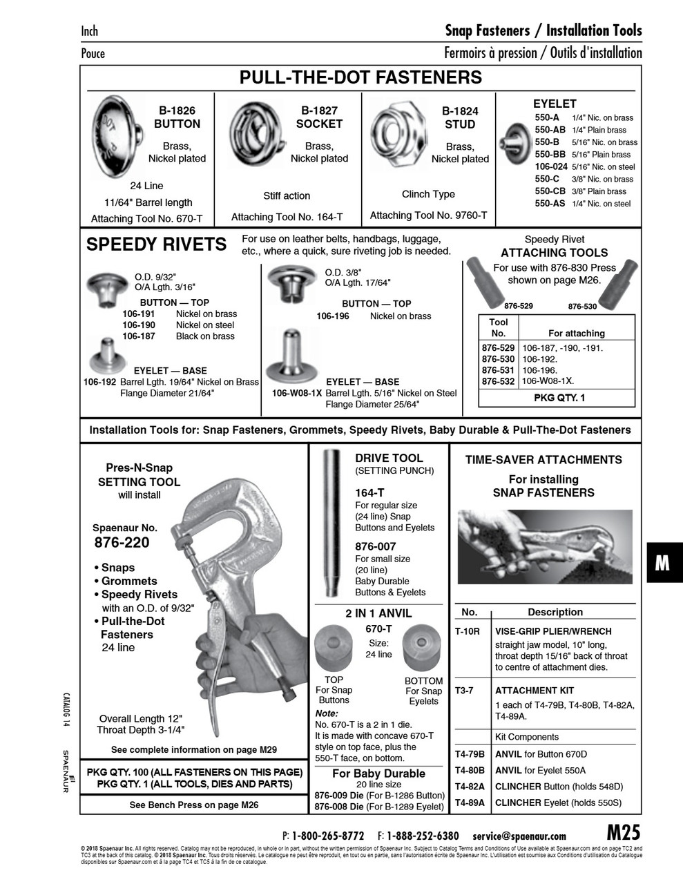 Attaching Tool Used With 876-529 Steel   876-530