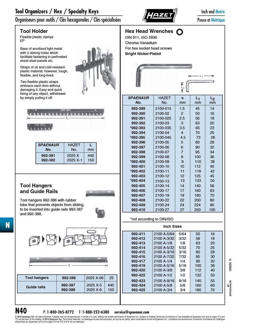 Guide Rail For Tool Hangers 440Mm Long   992-387