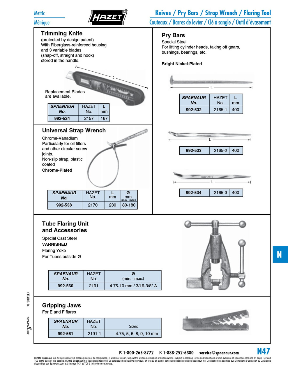 Hinged Gripping Jaws For E And F Flares 4.75568910Mm Od Tubes Special Steel Burnished   992-561