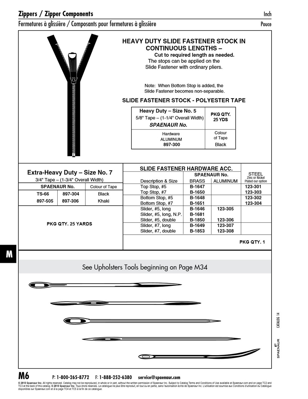 Reversible Slider With Long Pulls On Both Ends For #5 Sliding Fasteners Brass Plain   B-1850