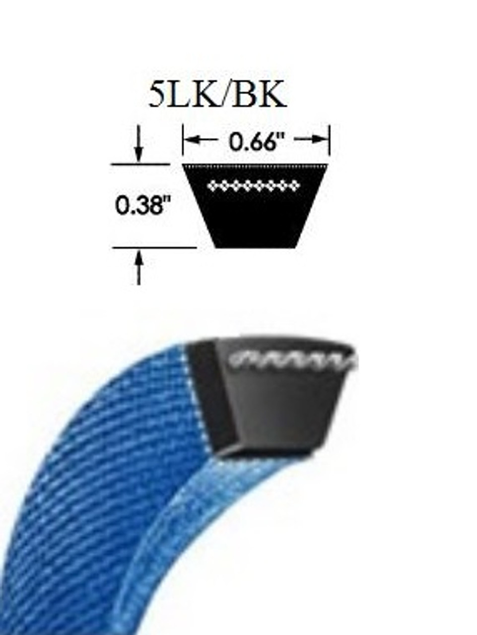 5/8" Lawn & Garden V-Belt MXV5-990