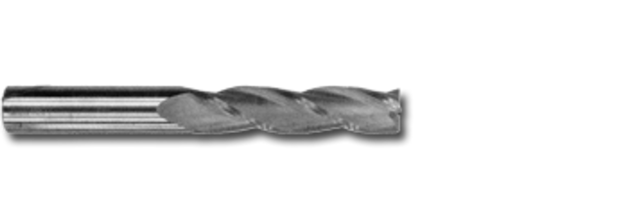 7/16" TiAln Coated Solid Carbide 4 Flute Long End Mill   SC27437A