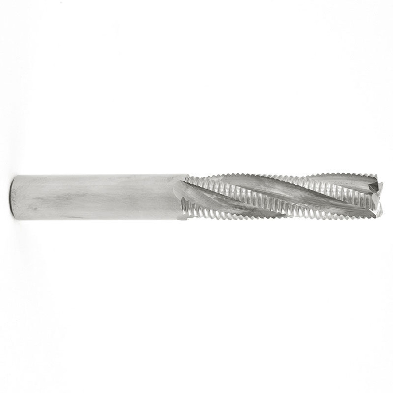 3/8" TiN Coated Solid Carbide 4 Flute Roughing End Mill   SC47375T