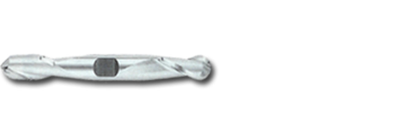 11/32" TiAln Coated Solid Carbide 2 Flute Double Ball Nose End Mill   SC40343A
