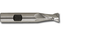 9/16" TiN Coated Cobalt 2 Flute End Mill   EM02136T