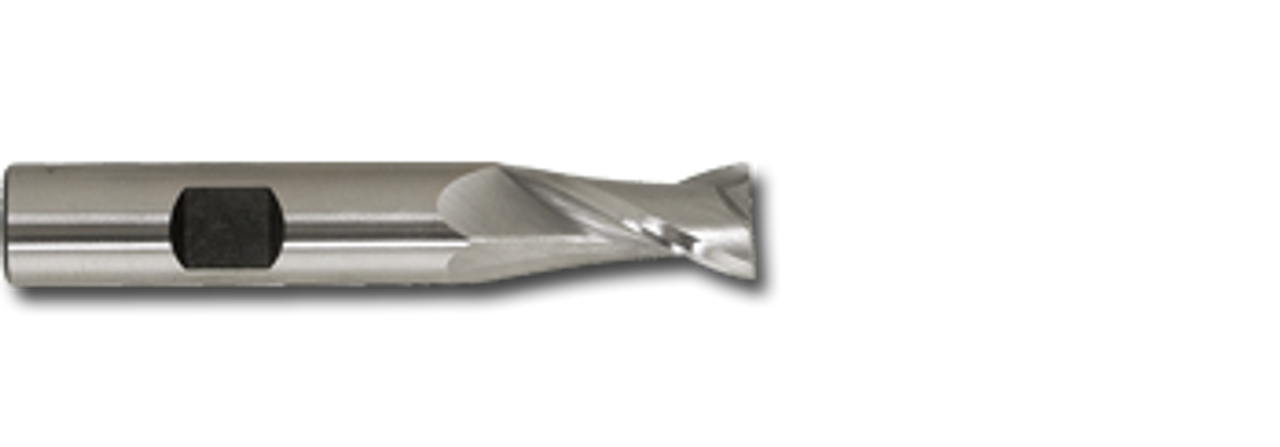 1-1/4" TiN Coated Cobalt 2 Flute End Mill   EM02680T