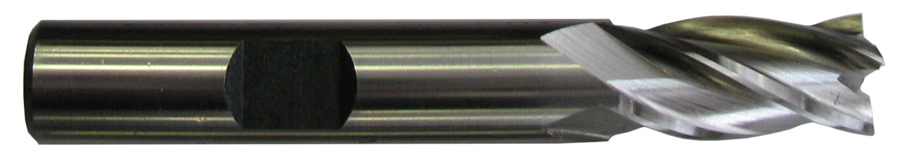 9/32" TiN Coated Cobalt 4 Flute End Mill   EM04018T