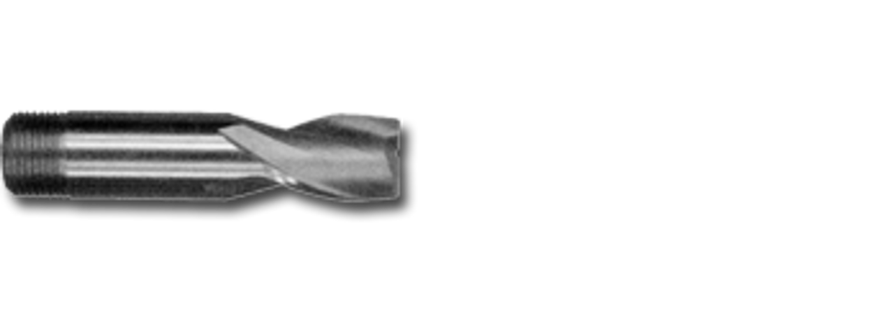 3mm HSS 2 Flute Threaded Shank End Mill   MC05530
