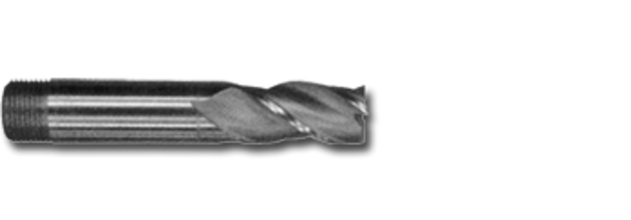 18mm TiNC Coated Cobalt 3 Flute Threaded Shank End Mill   MC16680C