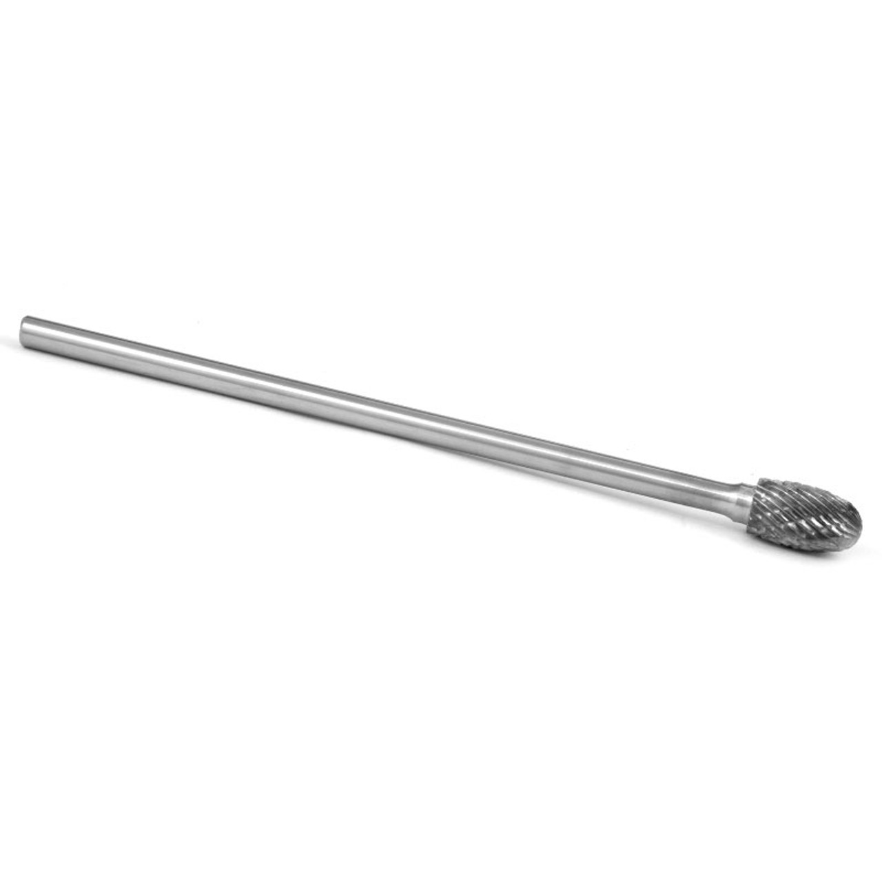 1/2" SE-Type Single Cut Oval Long Shank Carbide Burr   SC91612