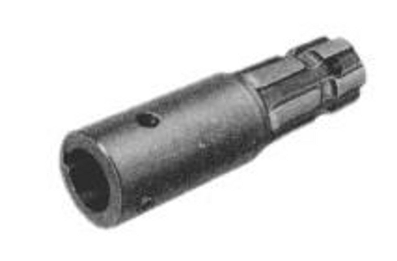 1-3/8"-6 Spline Male x 1-1/4" Round Shaft Female PTO Adapter  PTO0332-00431