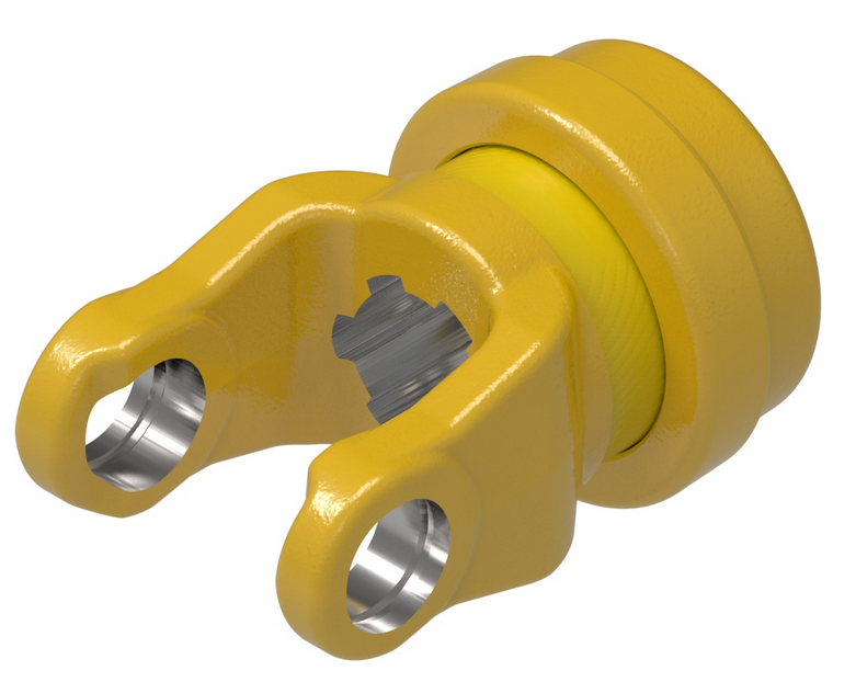 1-3/8"-6 Spline - Spring-Lok QD Yoke - Bondioli® 2 / Walterscheid® AW20 Series  PTO101-8206