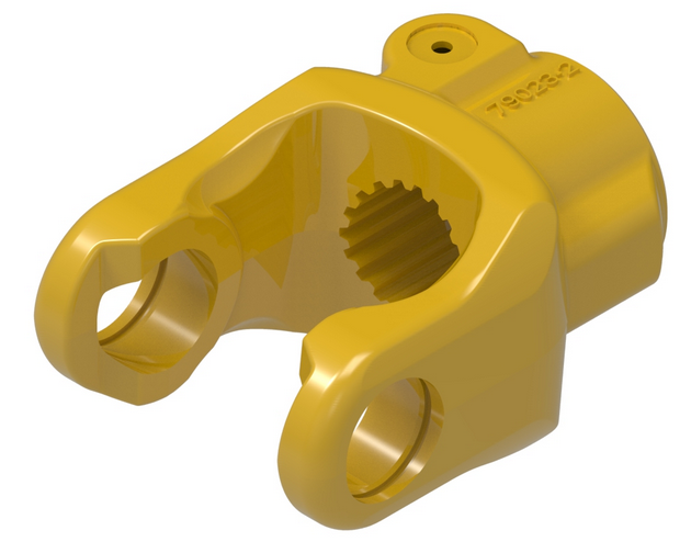 1-3/4"-20 Spline - Push Pin QD Yoke - Bondioli® 7N Series  PTO102-6720