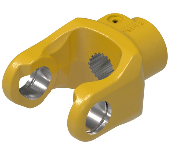 1-3/8"-21 Spline - Push Pin QD Yoke - Bondioli® 7N Series  PTO102-6721