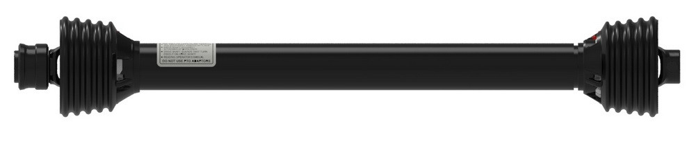 1-3/8"-6 Spline Spring-Lok QD Yoke - 1" Round (1/4" Keyway) Yoke - Four Yoke Driveline Assembly - 6 Series  PTO14000616