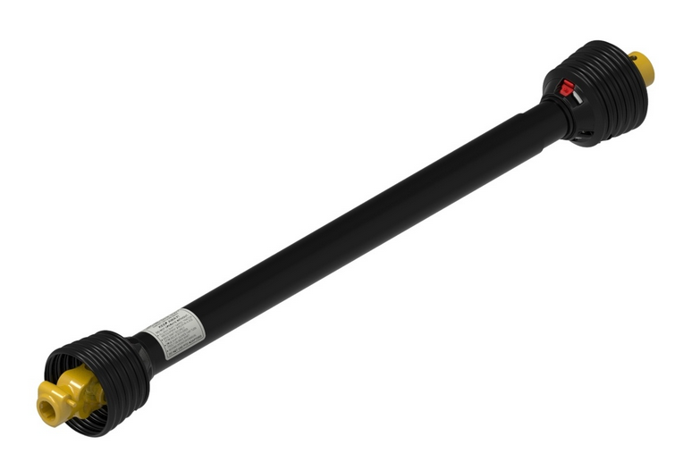 1-3/8"-6 Spline Push Pin QD Yoke - 1-1/2" Round (1/2" Pin) Yoke - Four Yoke Driveline Assembly - Bondioli® 2 Series  PTO14006252