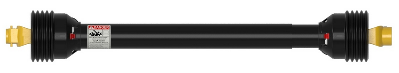 1-3/8"-6 Spline Push Pin QD Yoke - 1-3/4" Round (1/2" Keyway) Yoke - Four Yoke Driveline Assembly - Bondioli® 8 Series  PTO14006828