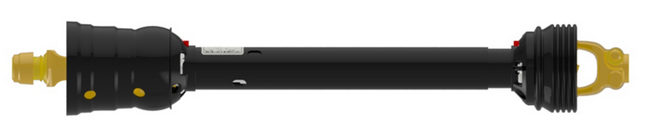 1-3/8"-21 Spline 80° CV Auto-Lok QD Yoke - 1-3/4-20 Spline Clamp Yoke - Four Yoke Driveline Assembly - Category 6-80  PTO14656851