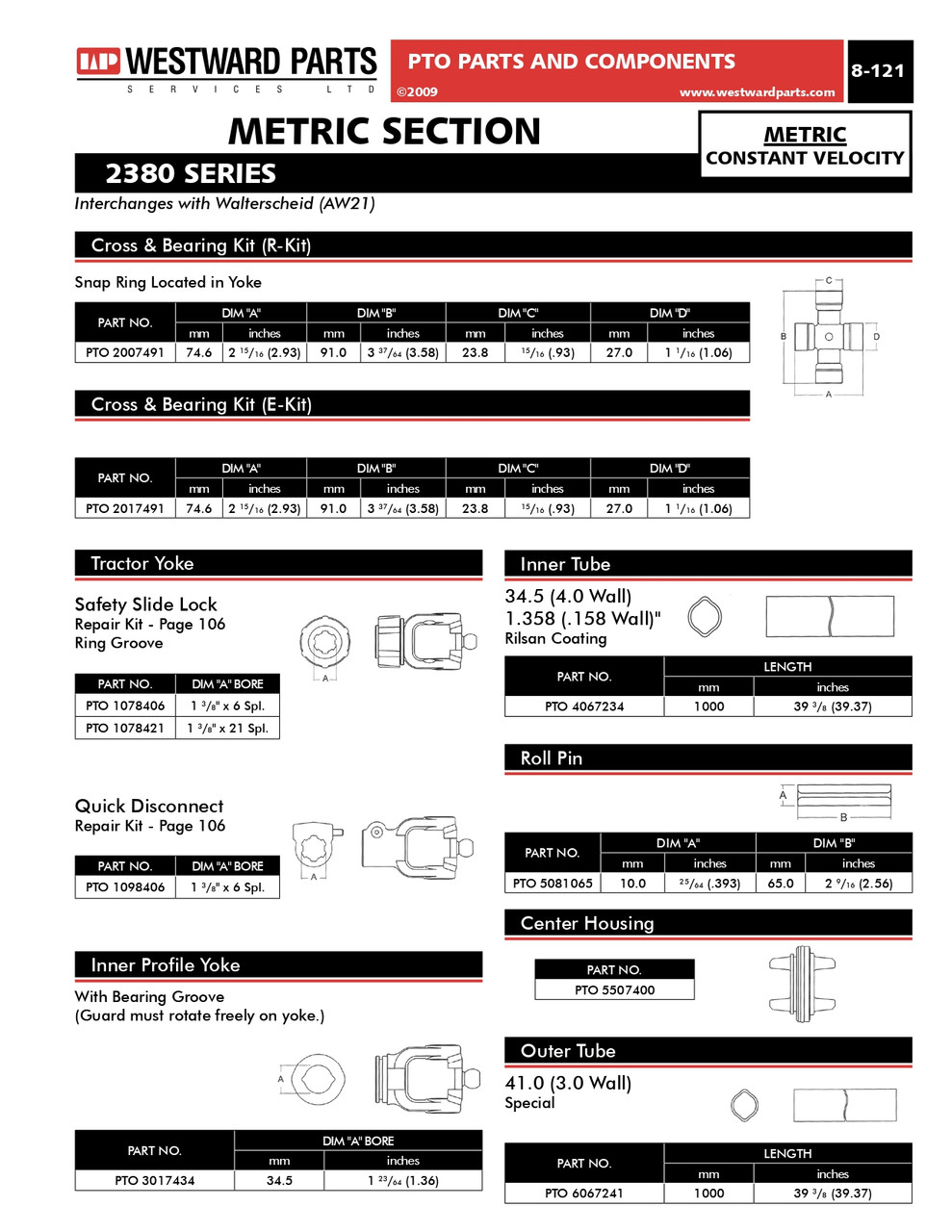 1-3/8"-6 Spline Push Pin QD Yoke - 34mm Lemon (Pin) Yoke - 80° CV Assembly - Walterscheid® AW21-80  PTO15507406 1-3/8"-6 Spline Push Pin QD Yoke - 34mm Lemon (Pin) Yoke - 80° CV Assembly - Walterscheid® AW21-80  PTO15507406