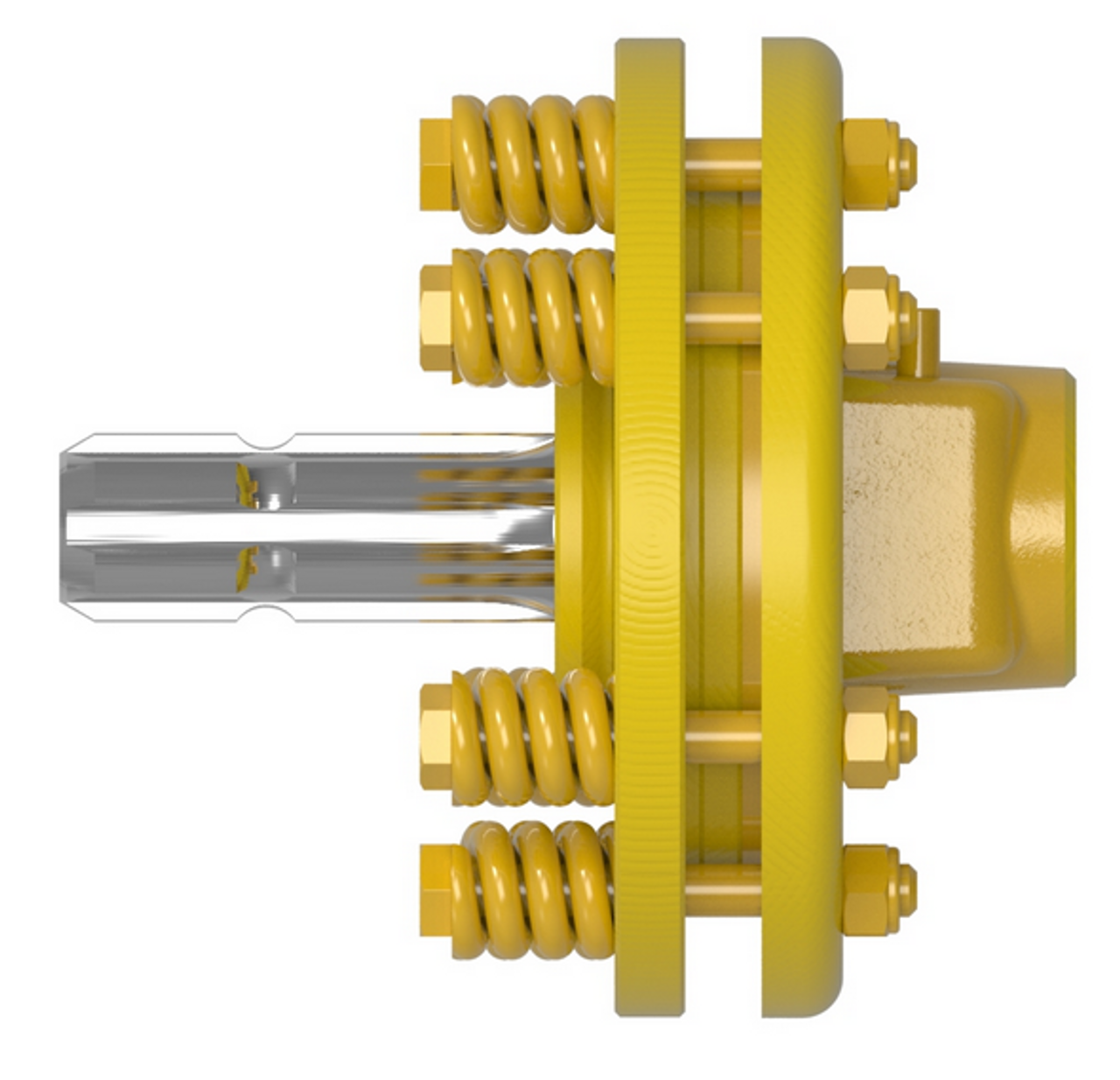 1-3/8" Round Male Shaft (1/2" pin) - 1-3/8" Female Round Shaft (1/2" pin) - Friction Clutch Assembly  PTO5606022