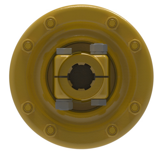 Yoke Arms - 1-3/8"-6 Spline Female Clamp - Friction Clutch Assembly - Bondioli® 4/Walterscheid® AW21 Series  PTO5608406