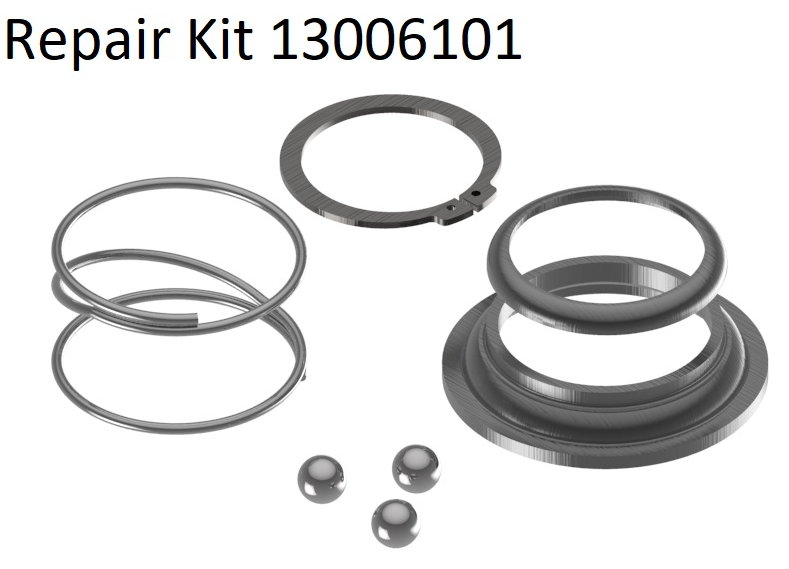 1-3/8"- 6 Spline Ratchet Clutch Spring-Lok QD Yoke - Bondioli® 2/Walterscheid® AW20 Series  PTO5708206