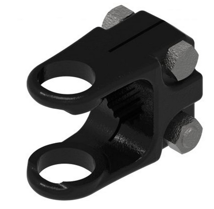 1"-15 Spline - Clamp Yoke - 6 Series  PTO8070615
