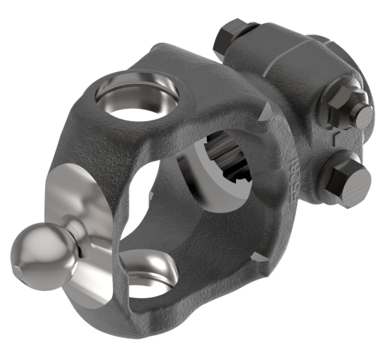 1-3/8"-6 Spline - Wide Angle CV Clamp Yoke - Category 6-50  PTO8575506