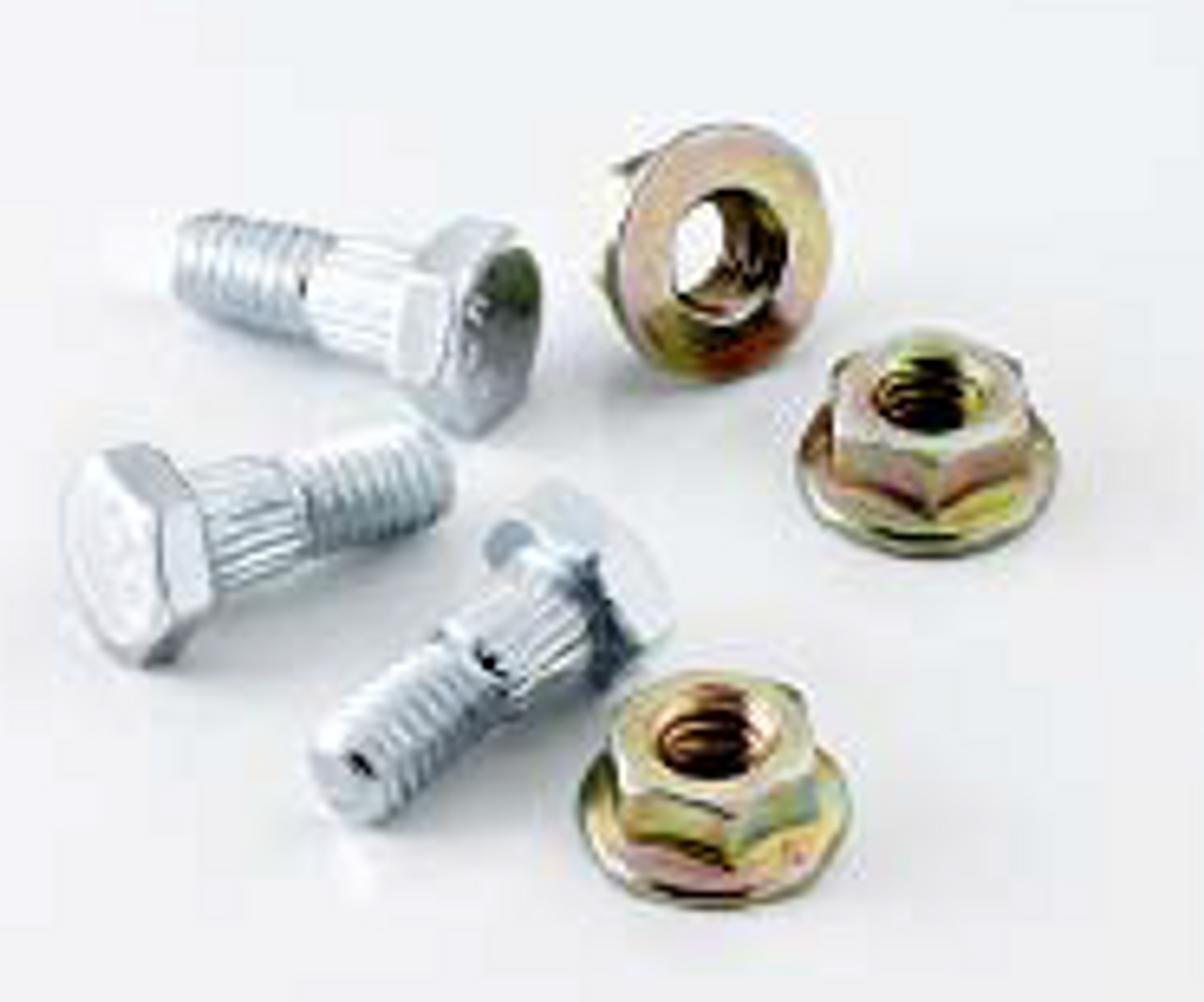 50 Pack M6-1.0 x 16mm Hexagon Head Splined Sickle Section Bolt  CUT01157