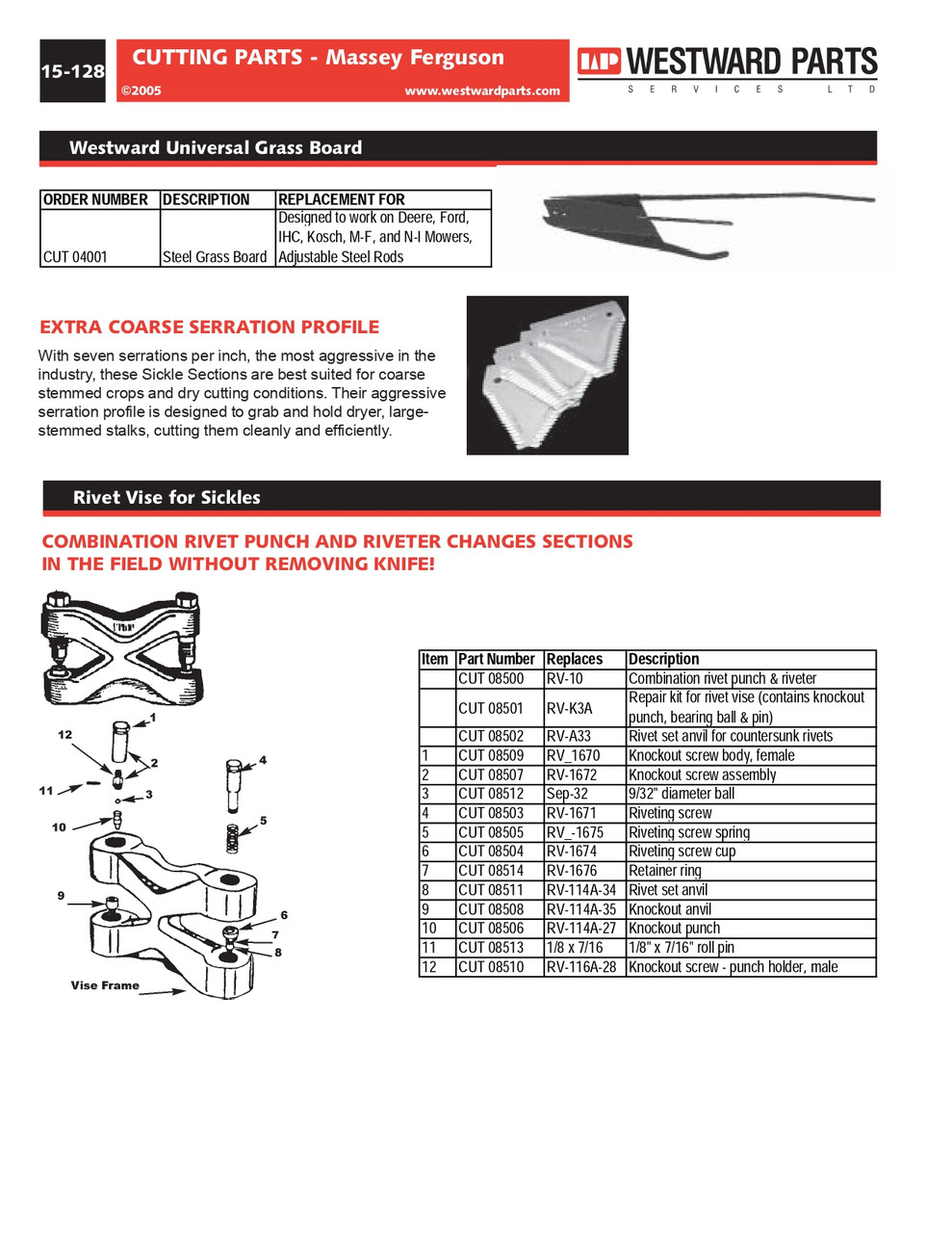 Mower Grass Board  CUT04001