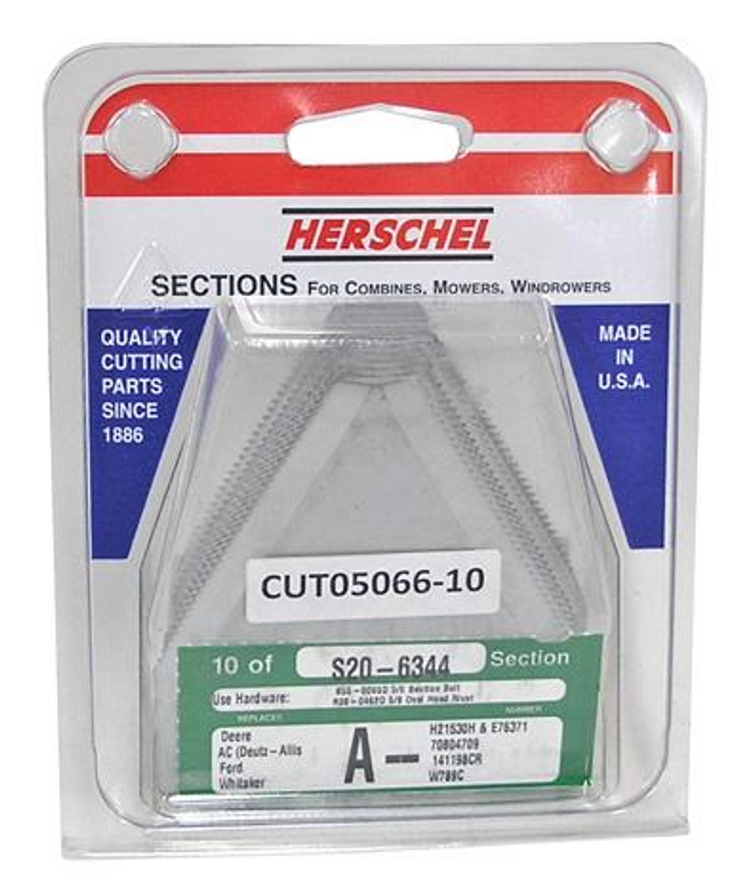 10 Pack Sickle Sections  CUT05066-10