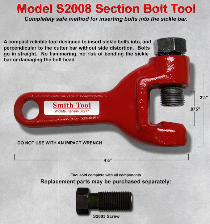 SICKLE BOLT TOOL  CUT08530