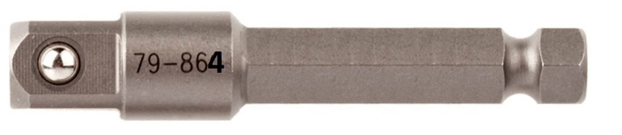 Socket Holder Power Bit 1/2 Dr. x 4" w/7/16" Hexbit  79864