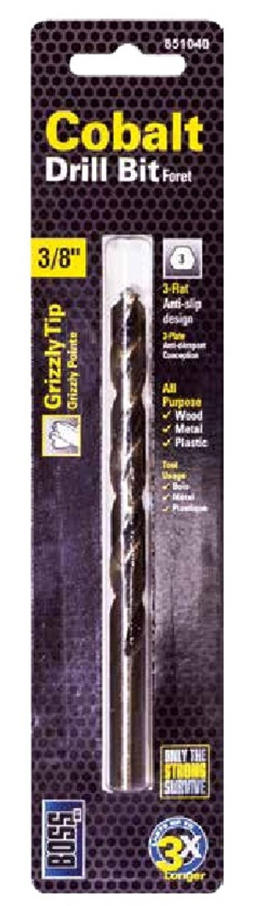 Cobalt Drill Bit w/Centering Tip Carded 25/64"  851042