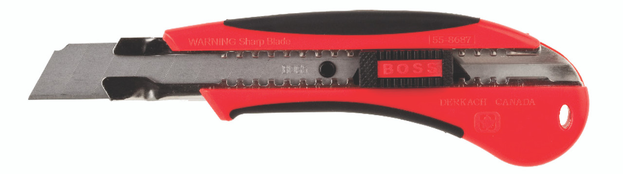 3/4" Comfort Grip Serrated Blade Cutter w/Metal Reinforced Head Red  2562600