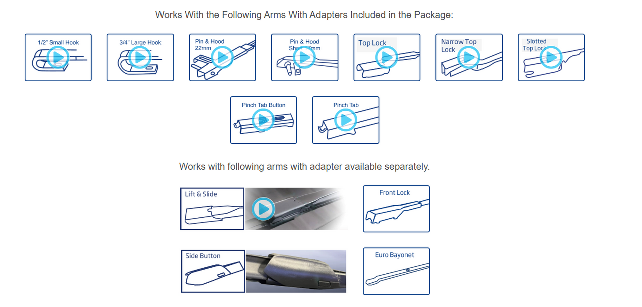 17" ClearPlus® Symphony® All Season Universal Beam Style Wiper   19171