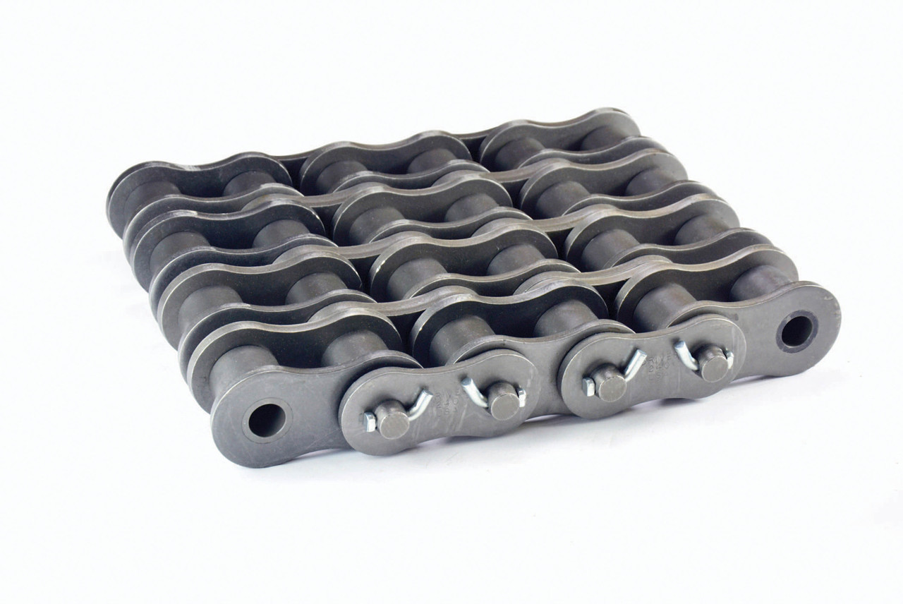 Cottered Roller Chain - Four Row - 10' Box  DRV-240-4C-10FT
