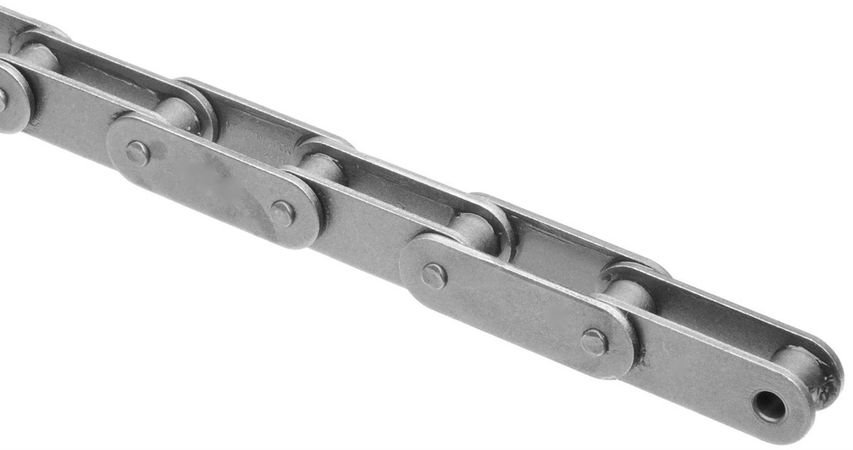 Double Pitch 600 Stainless Riveted Conveyor Chain - 100' Reel  DRV-C2040-1RAS-100FT
