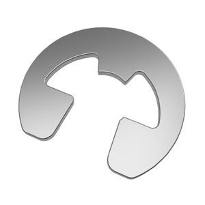 External SAE Phosphated Reinforced E-Clip Retaining Ring  RE-0056-PA