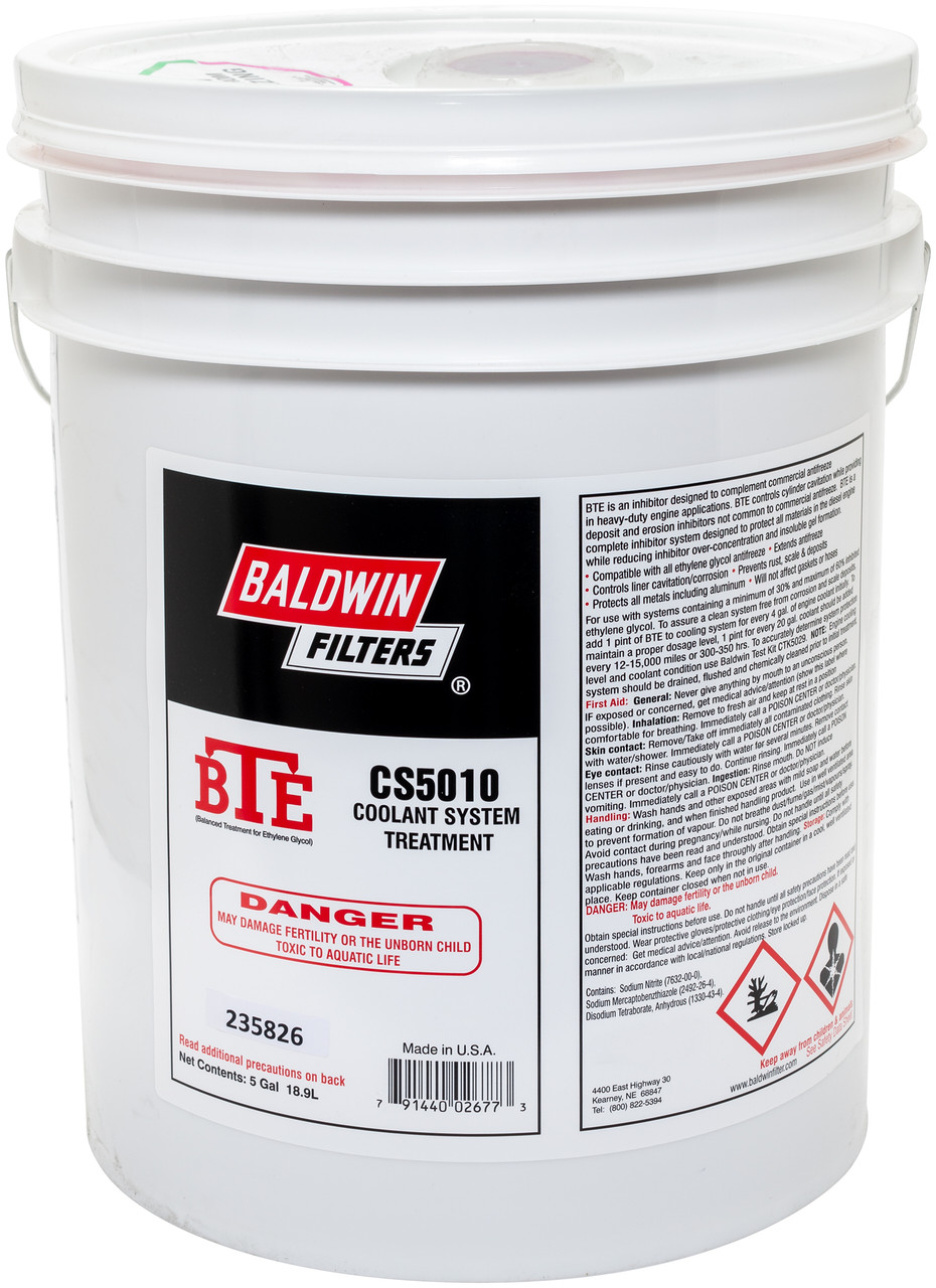BTE Liquid Coolant Additive (5 Gallon Bucket)  CS5010
