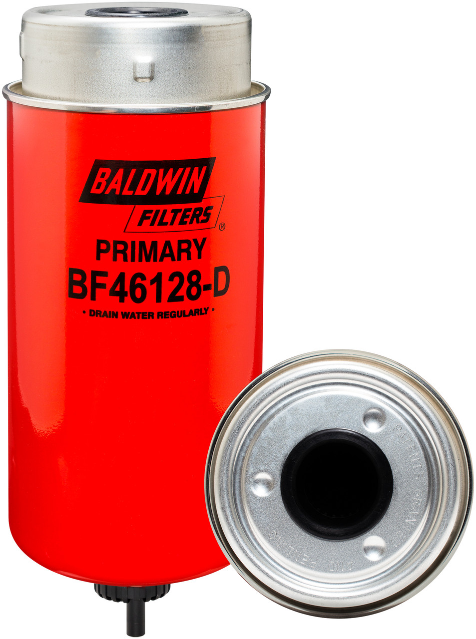 Primary Fuel/Water Separator Element with Drain  BF46128-D