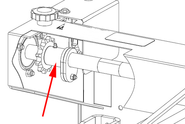 Steel Shear Bolt Sprocket Assembly  SB6012H