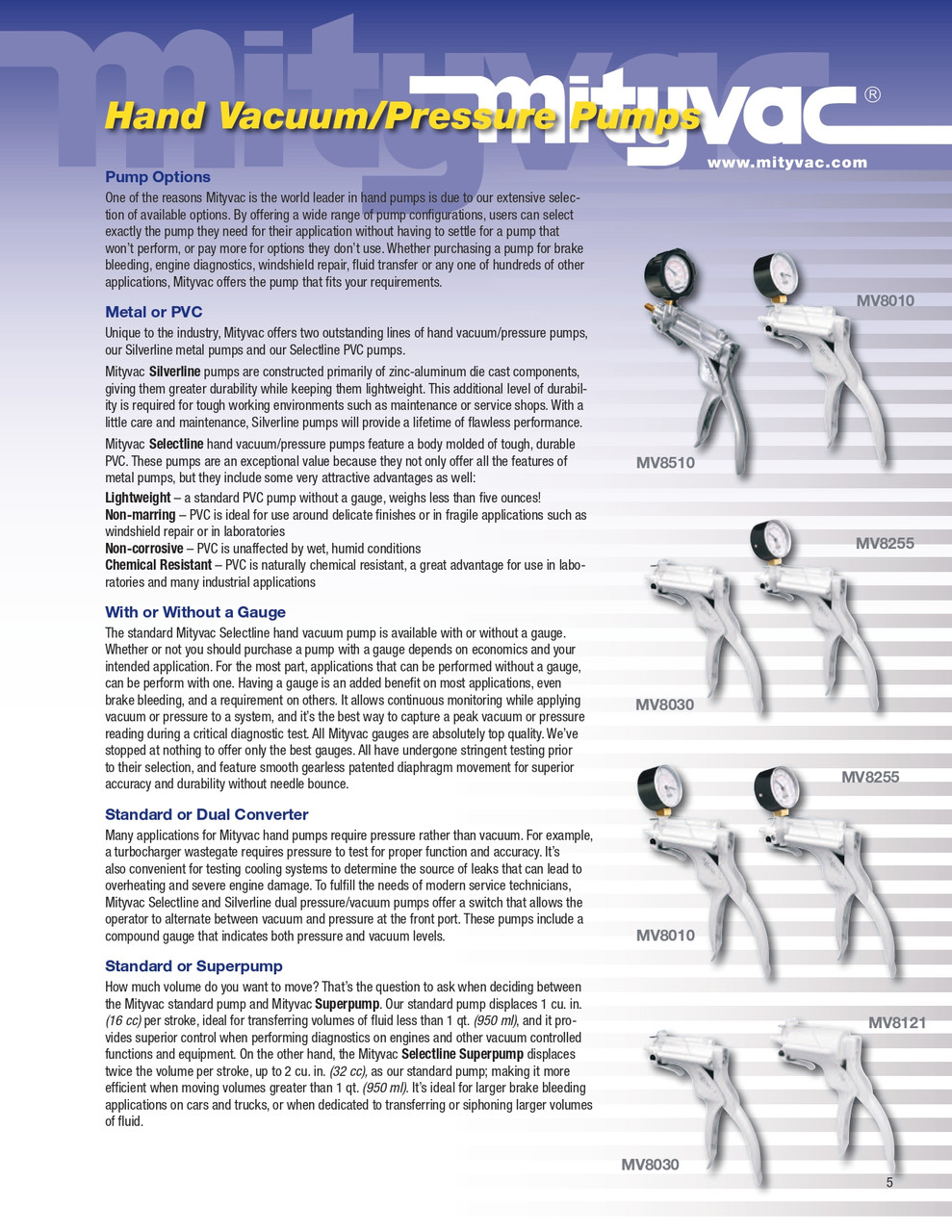 Silverline Elite Hand Pump   MV8510