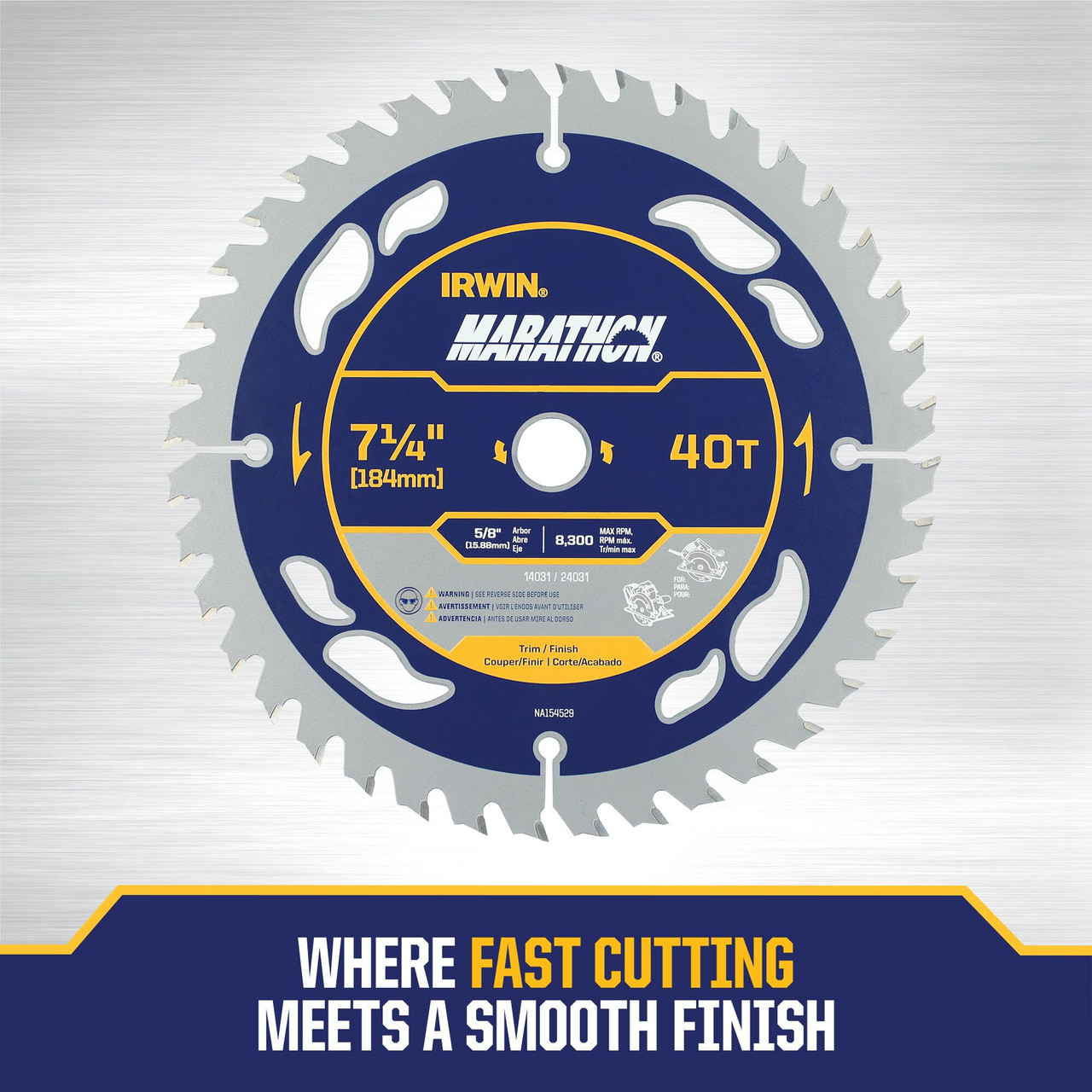 7-1/4" 40T Marathon® Circular Saw Blade   14031